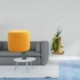 thumbnail image 2 of Taburete otomano con reposapiés, banco, silla, sofá cilíndrico, taburete de té para oficina, dormitorio, habitación infantil, apartamento, estatua de, 2 of 8