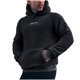 thumbnail image 2 of Sudadera con capucha para hombre, informal, de doble cara, con bolsillo de terciopelo, color liso, de manga larga, blusa de poliéster para hombre, 2 of 7