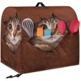thumbnail image 2 of Cute 3D Cat Print Stand Mixer Covers Protector Kitchen Aid Mixer Cover Dust Covers with Top Handle Front Pocket Universal Fit Tilt Head and Bowl Lift Models, 2 of 7