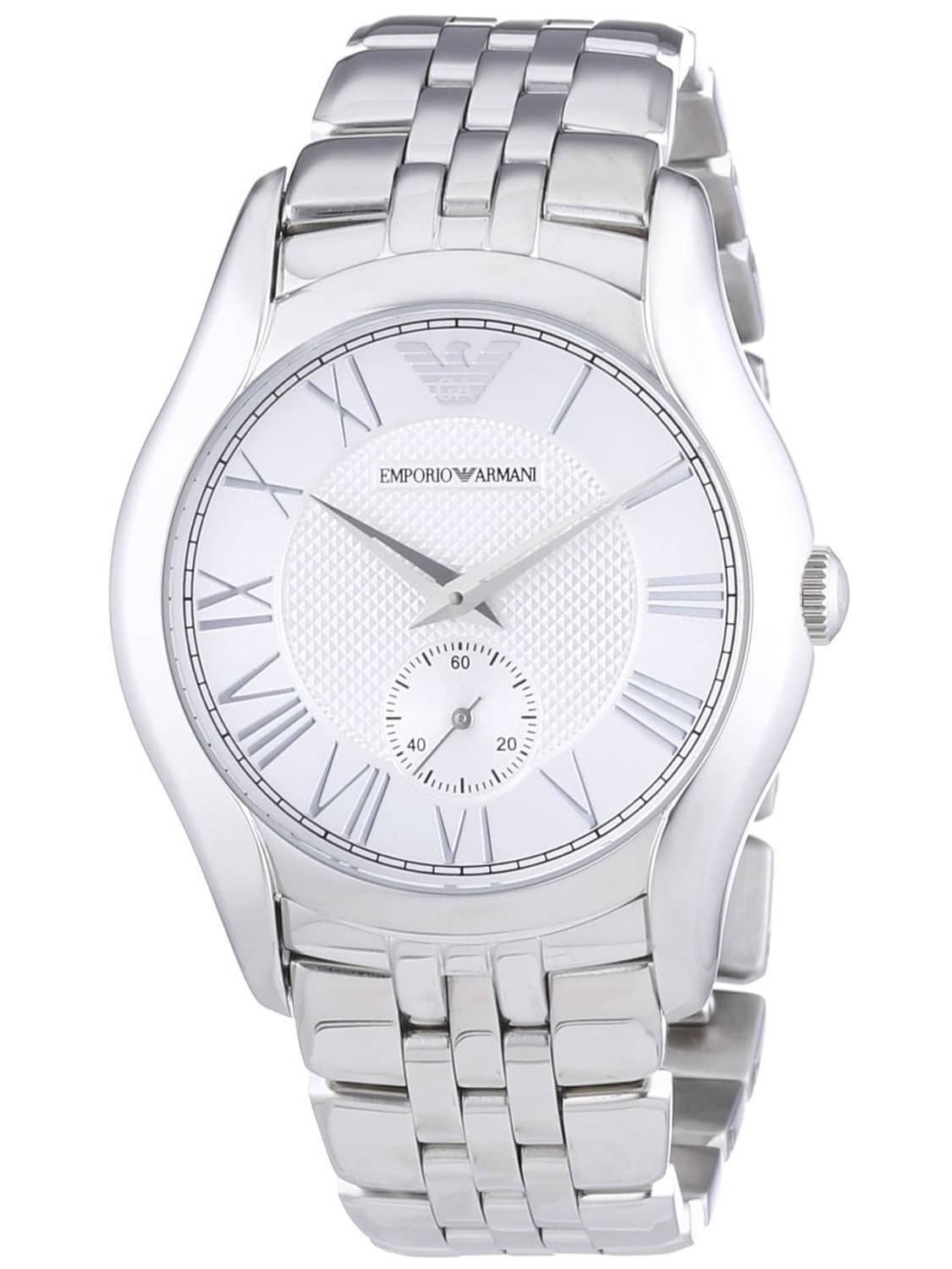 emporio armani classic stainless steel watch