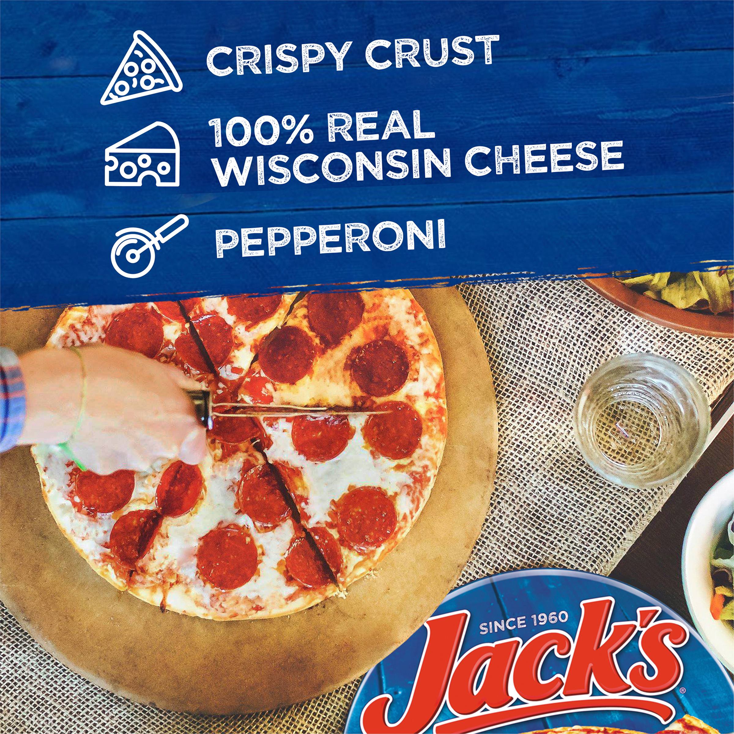 Jack S Original Thin Crust Pepperoni Frozen Pizza 14 3 Oz