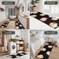 thumbnail image 5 of Black Christmas Santa Pattern Kitchen Rugs Sets Of 3,Kitchen Runner Rugs Non Skid Washable,Decorative Kitchen Floor Mats for Kitchen,Sink,Laundry,17"x30"+ 17"x47" + 17"x59", 5 of 6