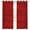 Red, variant on Ruby Red Abstract Texture Sheer Curtains 39 Inch Long 2 Panels, Vintage Distressed Graffiti Art Light Filtering Semi Sheer Drapes Grommet Voile Window Curtain for Living Bedroom W27.9 x L39