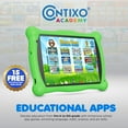 thumbnail image 6 of (5 pack) Contixo Kids Tablet & Smart Watch Bundle - 7" Android Tablet, 2GB RAM, 32GB, Bluetooth, Stylus & Watch, Parental Controls, Case, Green, 6 of 11