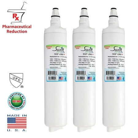Swift Green Filters Replacement LG LT600P 5231JA2006A 46-9990 Refrigerator Filter by SGF-LB60 Rx