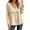 Beige women v neck long sleeve tops a1, variant on Women V Neck Long Sleeve Eyelet Pullover Tops Loose Flowy Boho Blouse Solid Casual Tunic Shirt Fall Winter, Blue 2XL