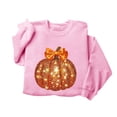 thumbnail image 4 of Kezqiaxn Crew Neck Sweatshirts Women Thanksgiving Pumpkin Long Sleeve Fall Casual Pullover Tops Sweatshirt for Women, 4 of 7