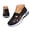 Black, variant on Modisza Breathable Walking Shoes for Elderly Women Memory Foam Outdoor Workout Sneakers Summer Slip on Running Shoe Black Size 6