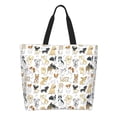 thumbnail image 1 of Disketp I Love Dogs Bolsa Tote Estampada para Mujer, Bolso de Hombro y de Mano para Compras y Viajes, 1 of 8