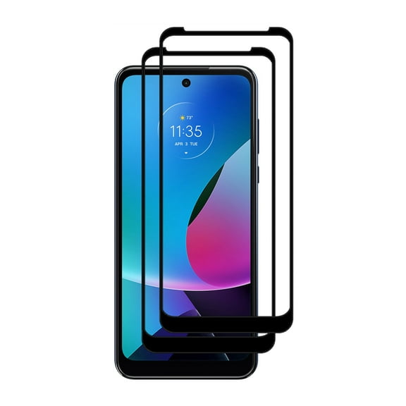 PAPAUTOP [2 Pcs] HD Clear Anti-Scratch Easy Installation Tempered Glass Screen Protector for Motorola Moto G play 2023