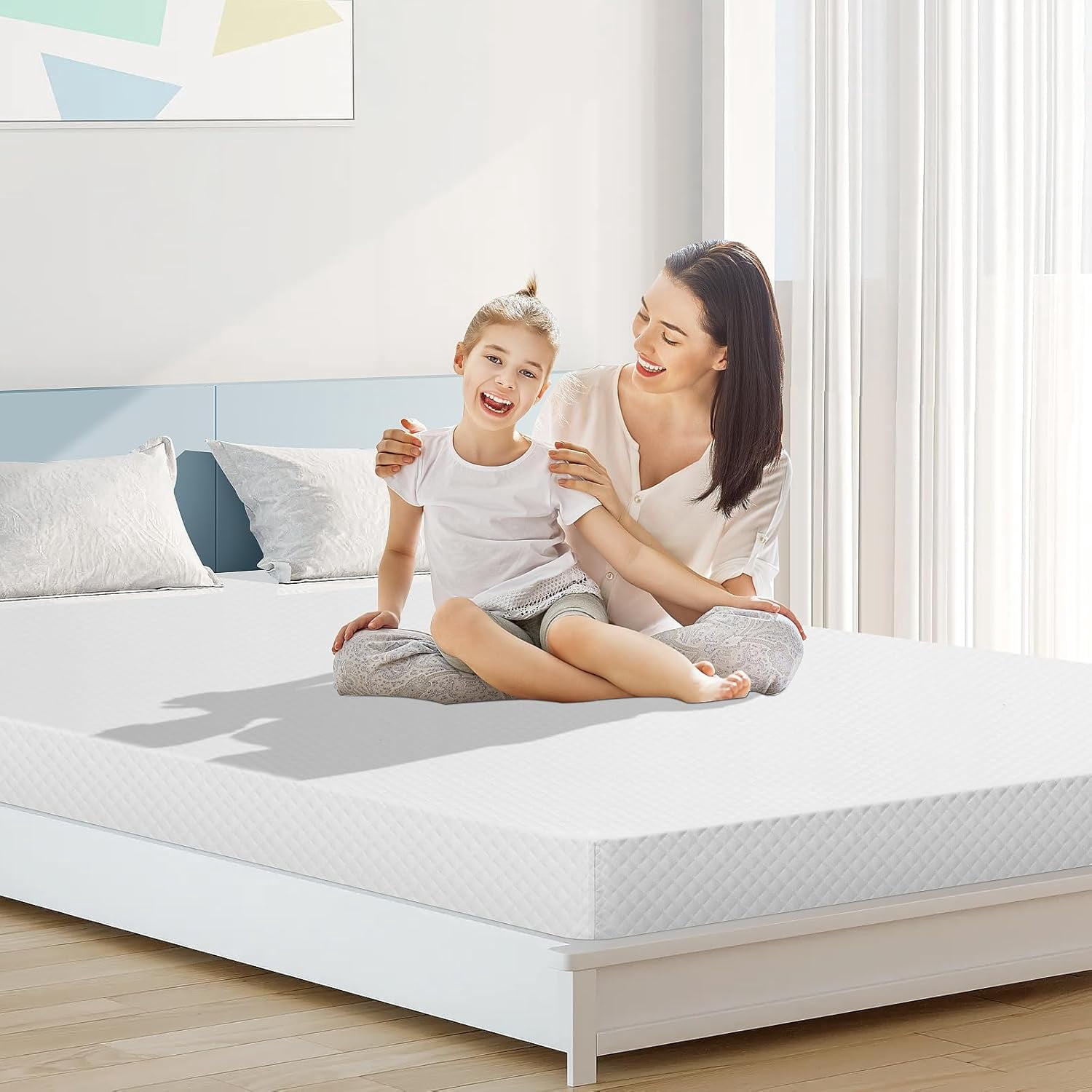 Dkelincs 5 inch Gel Memory Foam Mattress in a Box for Cool Sleep & Pressure Relief, Twin Size