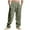 hgg310-Army Green, variant on Yaoyar Mens Linen Pants Yoga Beach Loose Fit Casual Summer Elastic Waist Drawstring Baggy Trousers with Pockets