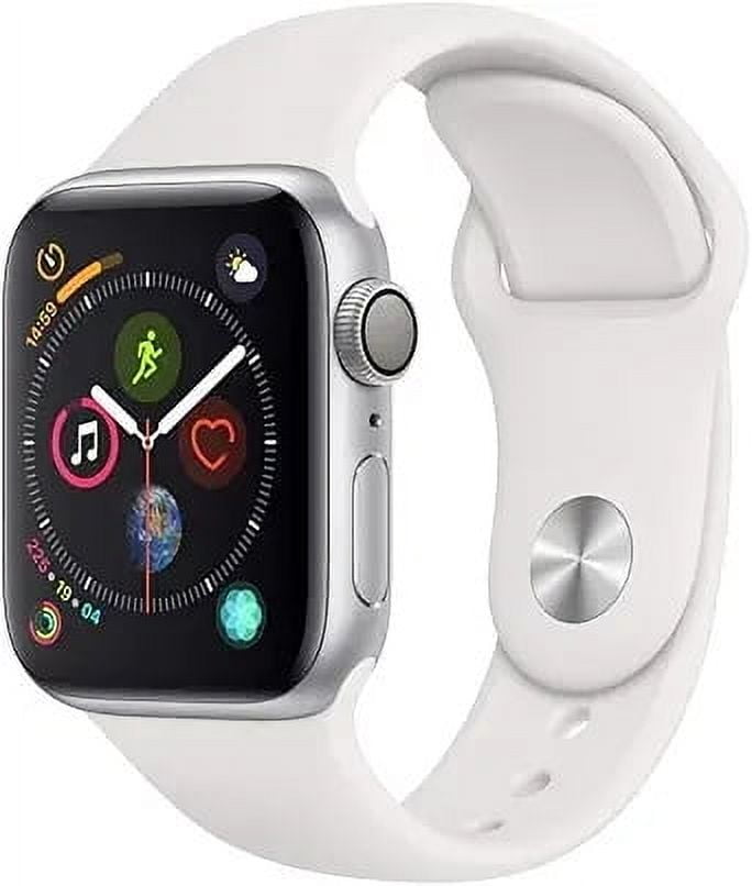 Apple, Watch SE 2nd Generation, Smart Watch, GPS, Cellular, Aluminum Case with White Band, 18 Hour Battery Life, iOS 16 or later,1 Each, Silver/ 44mm, 1, 1, 1