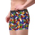 thumbnail image 2 of Kdxio Men's Boxer Briefs with Bowling Colorful Print - Comfortable and Breathable Underwear for Everyday Wear, 2 of 5