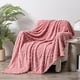 thumbnail image 5 of Manta Tipo Chal De Gamuza, Suave Y Acogedora, Ligera Y Cálida, Funda Versátil Para Sofá Cama O Sala De Estar En La Oficina, Color Rosa, 5 of 9