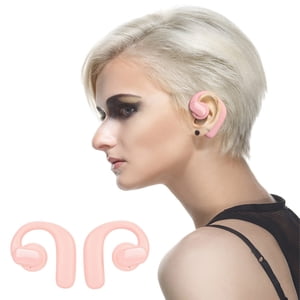 Sports Ecouteurs sans fil Connexion stable 16 Mm haut-parleurs Directional Sound Transmission Technology Open Ear for Cycling for Games Pink