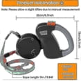 thumbnail image 4 of Double Leash Dog Leash, Retractable Dog Leash Double Leash For Two Dogs Dog Leash 2 Dogs Double Leash,black, 4 of 4