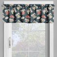 thumbnail image 4 of Ambesonne Romantic Valance & Curtain, Raccoon I Love You, 55"x24", Multicolor, 4 of 6