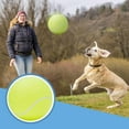 thumbnail image 5 of Herding Ball for Dogs, , 9.5 inch Oversize Giant Tennis Ball Dog Tennis Ball Large Pet Chew Toy for Outdoor/Indoor Sports Dog Ball Gift, Pet Instincts Interact Fetch Balls, 5 of 6