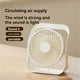 thumbnail image 3 of Desktop Can Be Wall Mounted Fan Home Portable Handheld Rechargeable Fan Four-Speed High Wind Speed F, 3 of 5