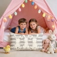 thumbnail image 5 of Djunllk Pillow Covers 19.6x11.8, Embroidered Cute Rabbit Spring Farmhouse Style Decorative Pillowcases, 5 of 6
