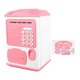 thumbnail image 1 of Electronic Piggy Bank Password Fingerprint Verification Smart Sensor Coin Money Storage Piggy Bank Pink, 1 of 4