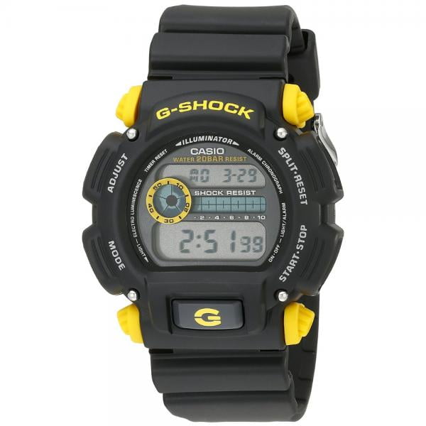 g shock yellow and black