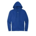 thumbnail image 3 of District V.I.T.Fleece Full-Zip Hoodie DT6102 - XL Deep Royal, 3 of 4