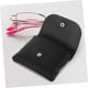 thumbnail image 5 of Wosthever Caja suave de moda de las gafas de sol del negro de la bolsa de los vidrios del PVC con la bolsa plegable de los vidrios Almacenamiento y organización del hogar púrpura, 5 of 6