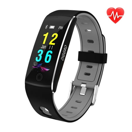 DIGGRO F10 Fitness Tracker HR, Activity Tracker Watch with Heart Rate Monitor, Waterproof Resistant Smart Bracelet with Calorie Counter Pedometer Watch for Android and