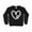 Black, variant on Dog Heart Pawprint Sweatshirt, Dog Mom Sweatshirt,Dog Mom Gift