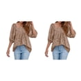 thumbnail image 2 of Qarigey Blusa informal para mujer, camisa para niñas, Club, playa, vacaciones, viajes, transpirable, básica, para el hogar, ropa Type1 NO1, 2 of 6
