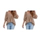 thumbnail image 3 of Sonducket Blusa plisada para mujer, pulóver para chicas, camisa para vacaciones en la playa, transpirable, para el hogar, ropa de moda de verano Type16 NO16, 3 of 6