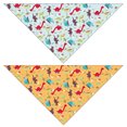 thumbnail image 1 of Cat and dog triangle neck scarf, fruit triangle scarf, triangle towel dog cat saliva towel, 1 of 5