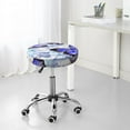 thumbnail image 7 of Daiia Butterflies Stool Covers Round,Round Bar Stool Covers Waterproof Bar Chair Covers Washable Stool Cushion Slipcover for 12-14 Inch Chair-13 inch, 7 of 7