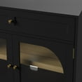 thumbnail image 2 of Twin Star Home Accent Cabinet, Black, 2 of 8