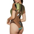thumbnail image 2 of Sigee Scooby-Doo Ax for Bodysuits for Womens Round Neck Short Sleeves Onesie Womens Jumpsuits Small, 2 of 7