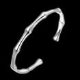 thumbnail image 6 of QQTDFG 925 Sterling Silver Charm Bamboo Bangle For Womens Fashion Bracelet -default, 6 of 7