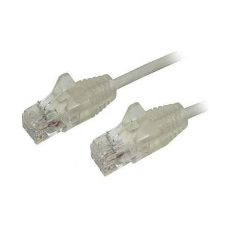 UPC: 0065030873048 | StarTech N6PAT6GRS Cat6 Ethernet Cable – 6 ft – Gray – Slim – Snagless RJ45 Cable – Network Cable – Ethernet Cord – Cat 6 Cable – 6ft