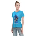 thumbnail image 4 of Women's Basic Short Sleeve T-Shirt Super Saiyan, 4 of 6
