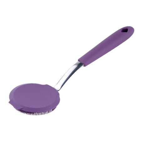 

Livestock Brush with Handle Small Kitchen Brush for Stainless Steel Small Hand Brushes for Cleaning Dish Scrubbers for Washing Sublimation Coating Spray for Stainless Steel Silicone Pot Scrub