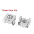 thumbnail image 5 of M5 Female Thread 304 Stainless Steel Cage Nuts Silver Tone 10pcs, 5 of 5