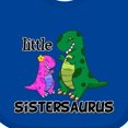 thumbnail image 4 of Inktastic Little Sistersaurus Girls Baby Bib, 4 of 4