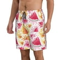 thumbnail image 2 of Vsdgher Watermelon Men's Beach Shorts, Surfing shorts, Swim trunks, Quick Dry Swim Trunks for Surfing Beach Fun -XX-Large, 2 of 6