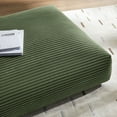 thumbnail image 4 of Solace Modular Corduroy Upholstered Ottoman in Fern, 4 of 7