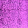 thumbnail image 1 of Ahgly Company Indoor Square Oriental Pink Industrial Area Rugs, 5' Square, 1 of 4