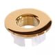 thumbnail image 1 of 2x Cubierta de Desbordamiento Del Fregadero, Cubierta Del Fregadero Del Lavabo Del Baño, Inserción de Tapa de Orificio Redondo, Anillos de Desbordamie 2 piezas, 1 of 9