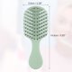 thumbnail image 2 of Ofertas Únicas 1pc Cepillo de Pelo con Diseño de Hoja Hueca para Cabello Lacio y Fino ABS Verde, 2 of 6