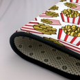 thumbnail image 5 of Area Rugs For Living Room Decor - Cute Fries Line Soft Anti Slip Throw Washable Rugs 5x7 For Bedroom, Indoor Carpet For Bedroom Living Room 80x58In, 5 of 7