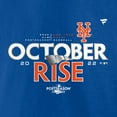 thumbnail image 4 of Men's Fanatics Royal New York Mets 2022 Postseason Locker Room T-Shirt, 4 of 4